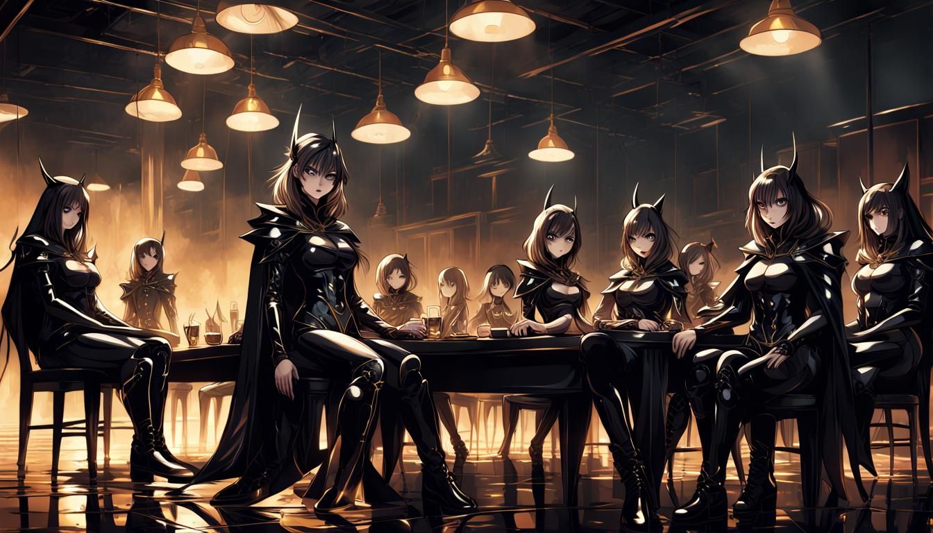 Anime Female Warriors Recreate Last Supper