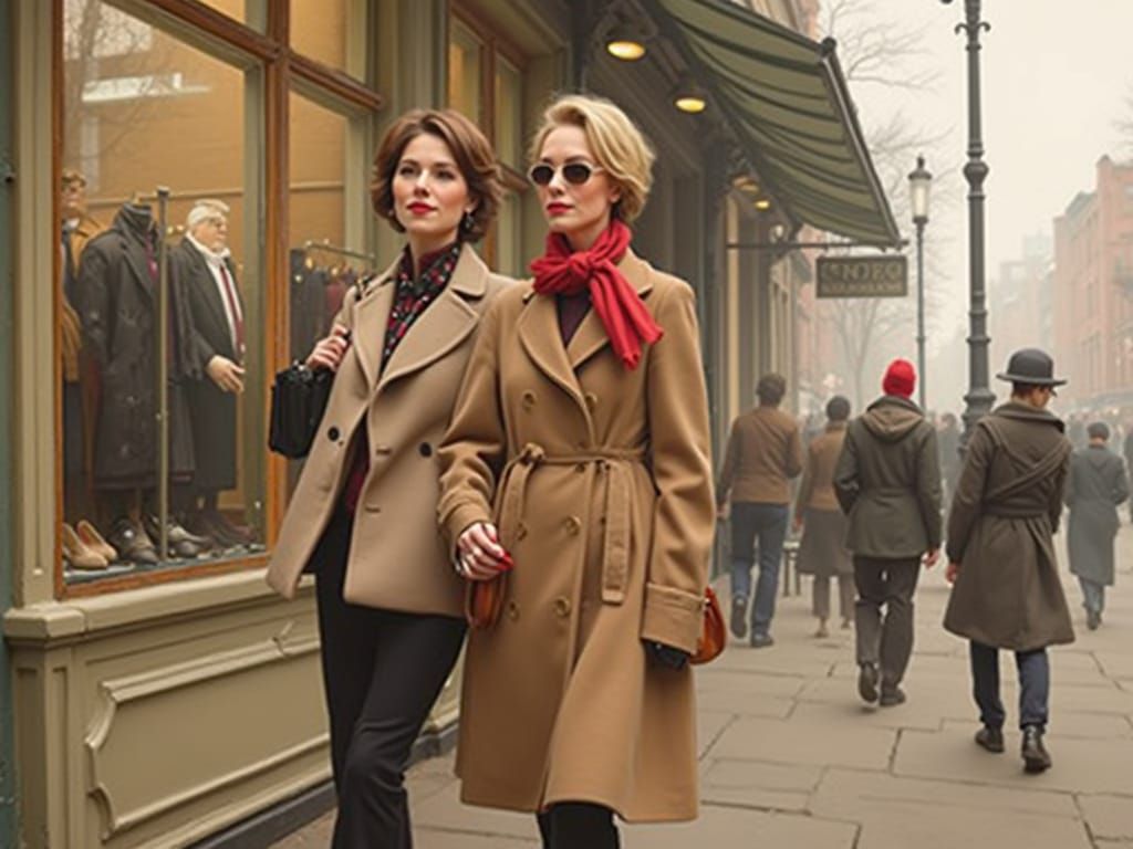 SoHo Window Shopping: Hyper-Realistic City Scene