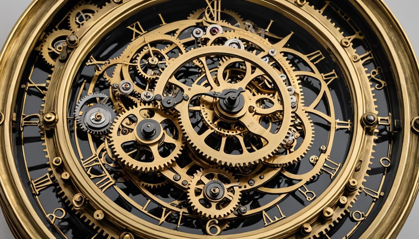 Harrison Navigator's Clock with Visible Brass Gears