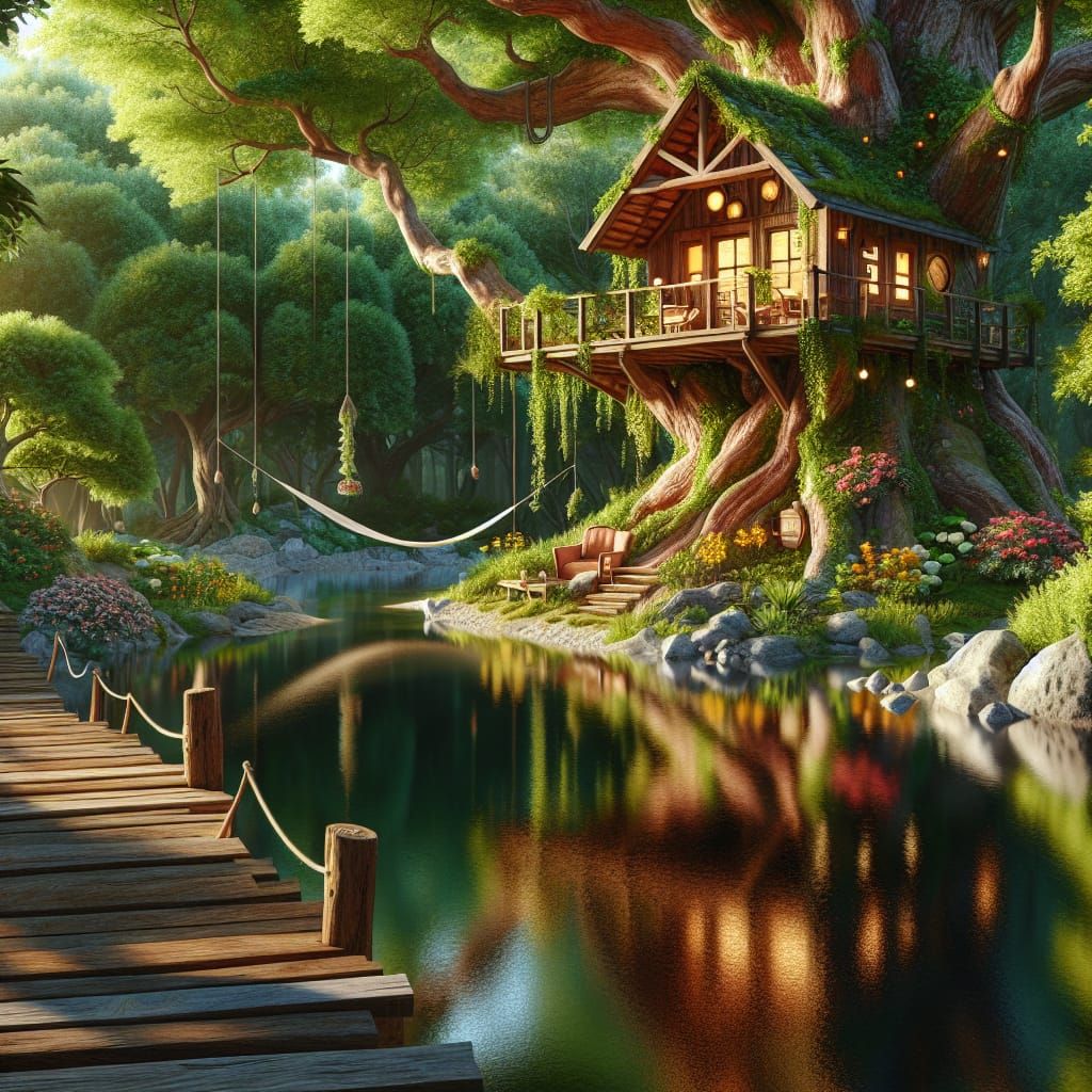 Enchanting Treetop Hideaway Retreat in Nature