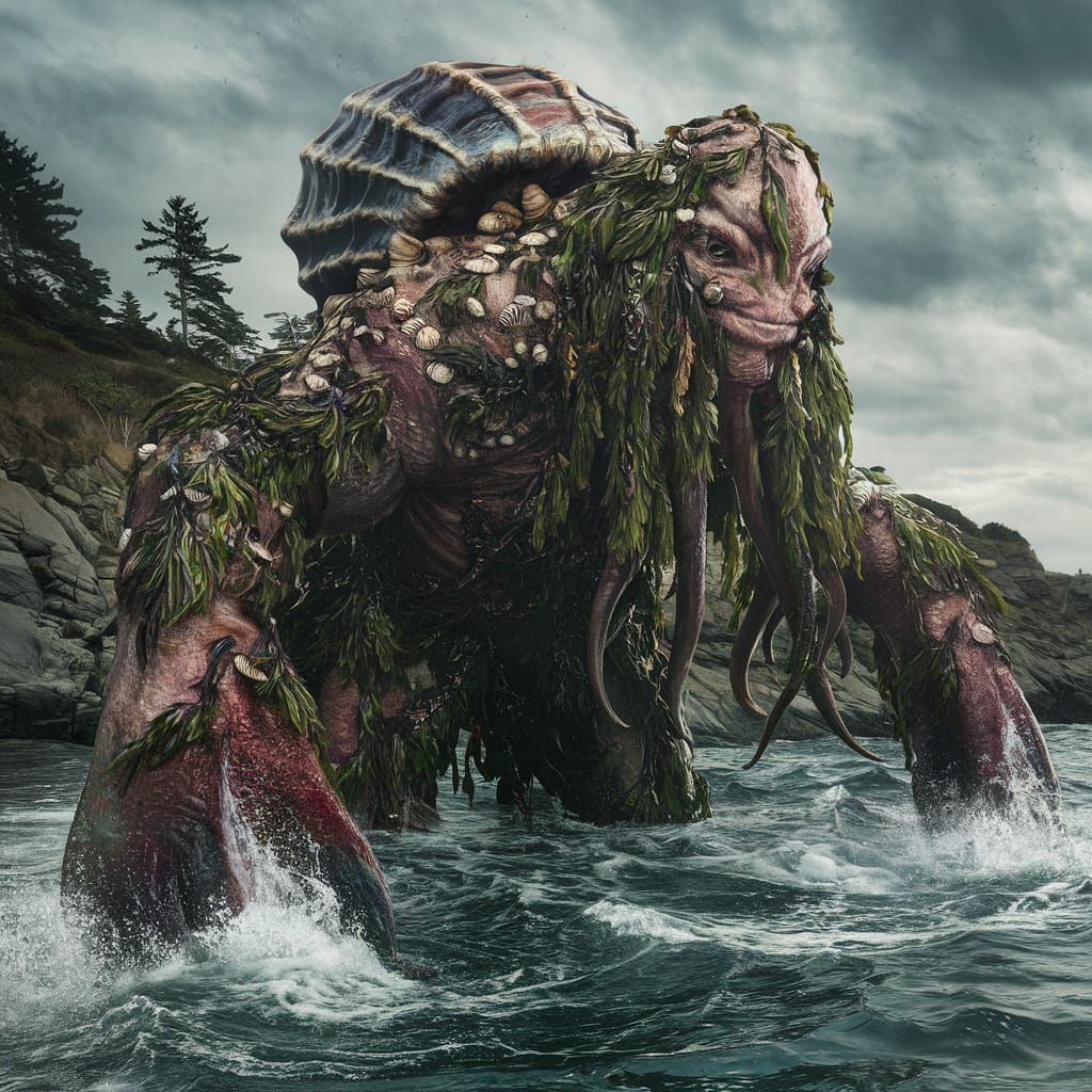 Epic Sea Titan Emerges from Coastal Waters