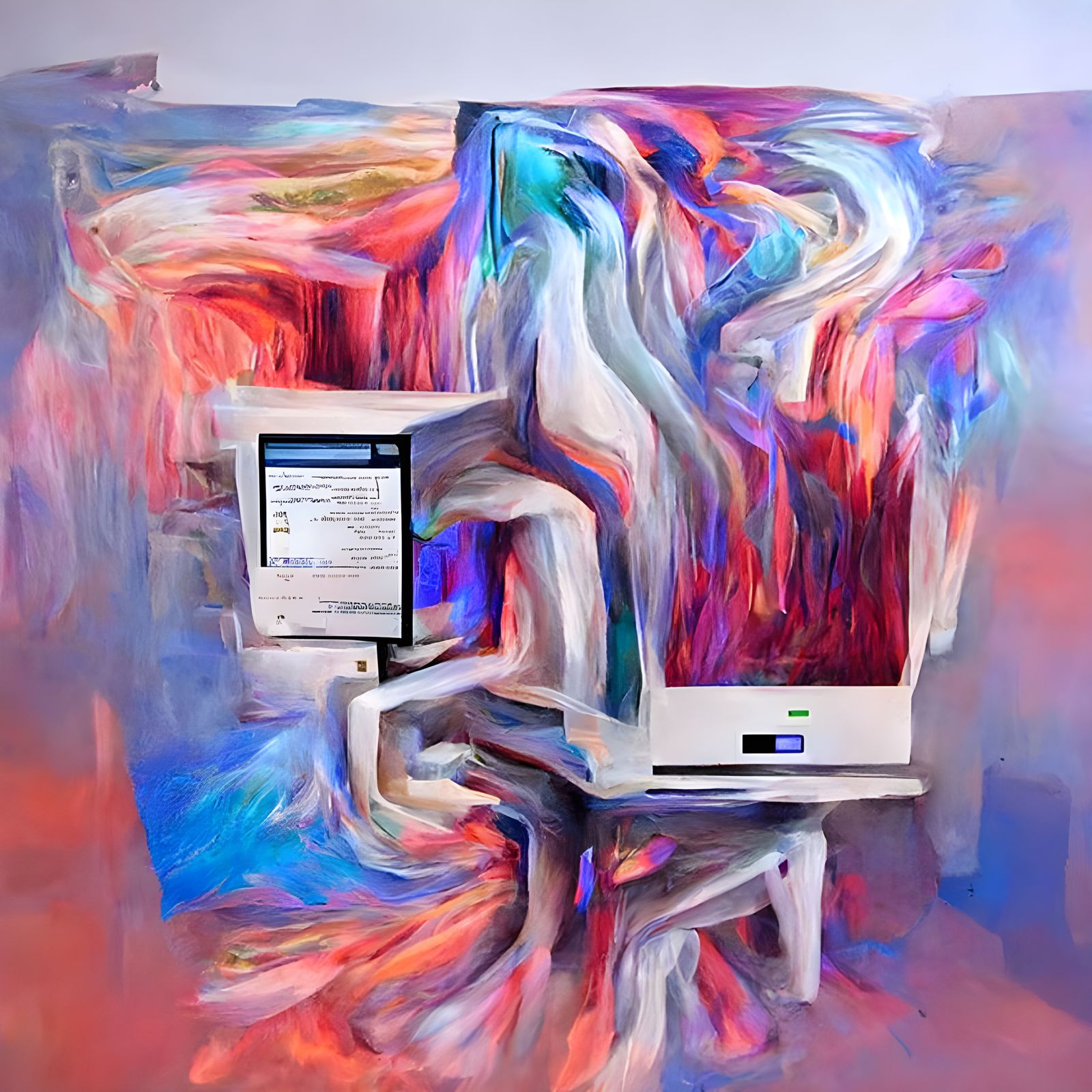 Computer Generates Digital Art with AI