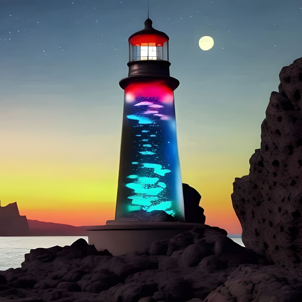 Lighthouse Lava Lamp