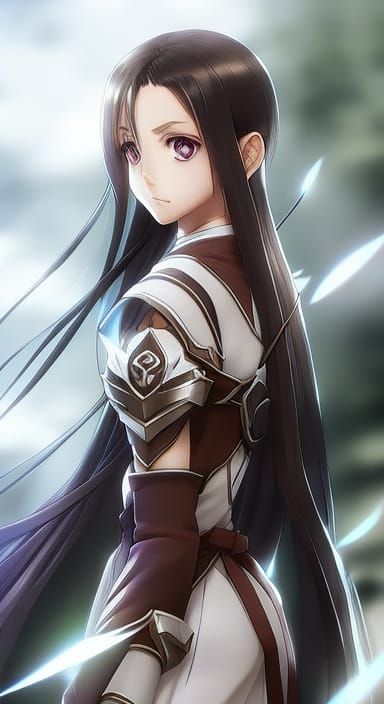 Anime Girl with Videl Potion: Hyperdetailed Art