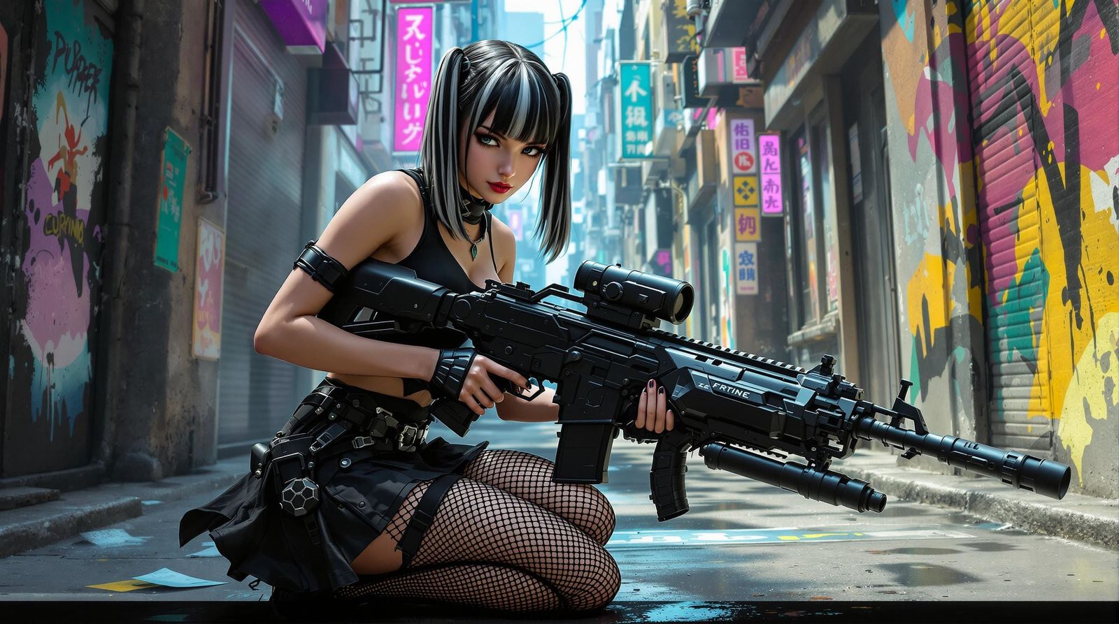Black Gun Girl 8