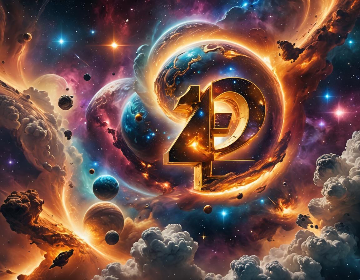 Surreal Number 42 Floats in Space