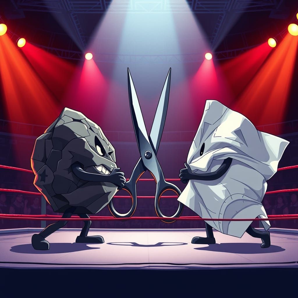 Manga-Inspired Wrestling Ring Showdown