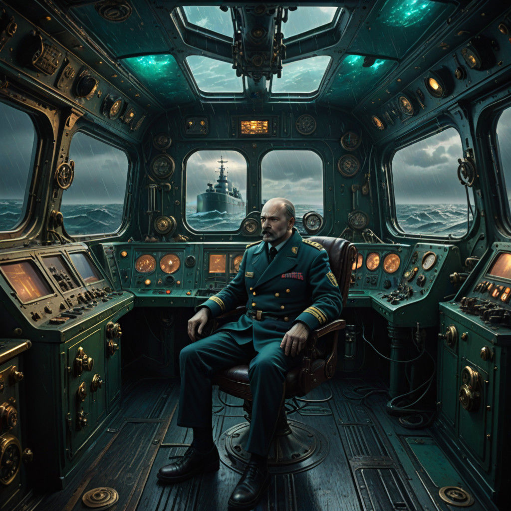Epic Soviet Submarine in Treacherous Stormy Waters