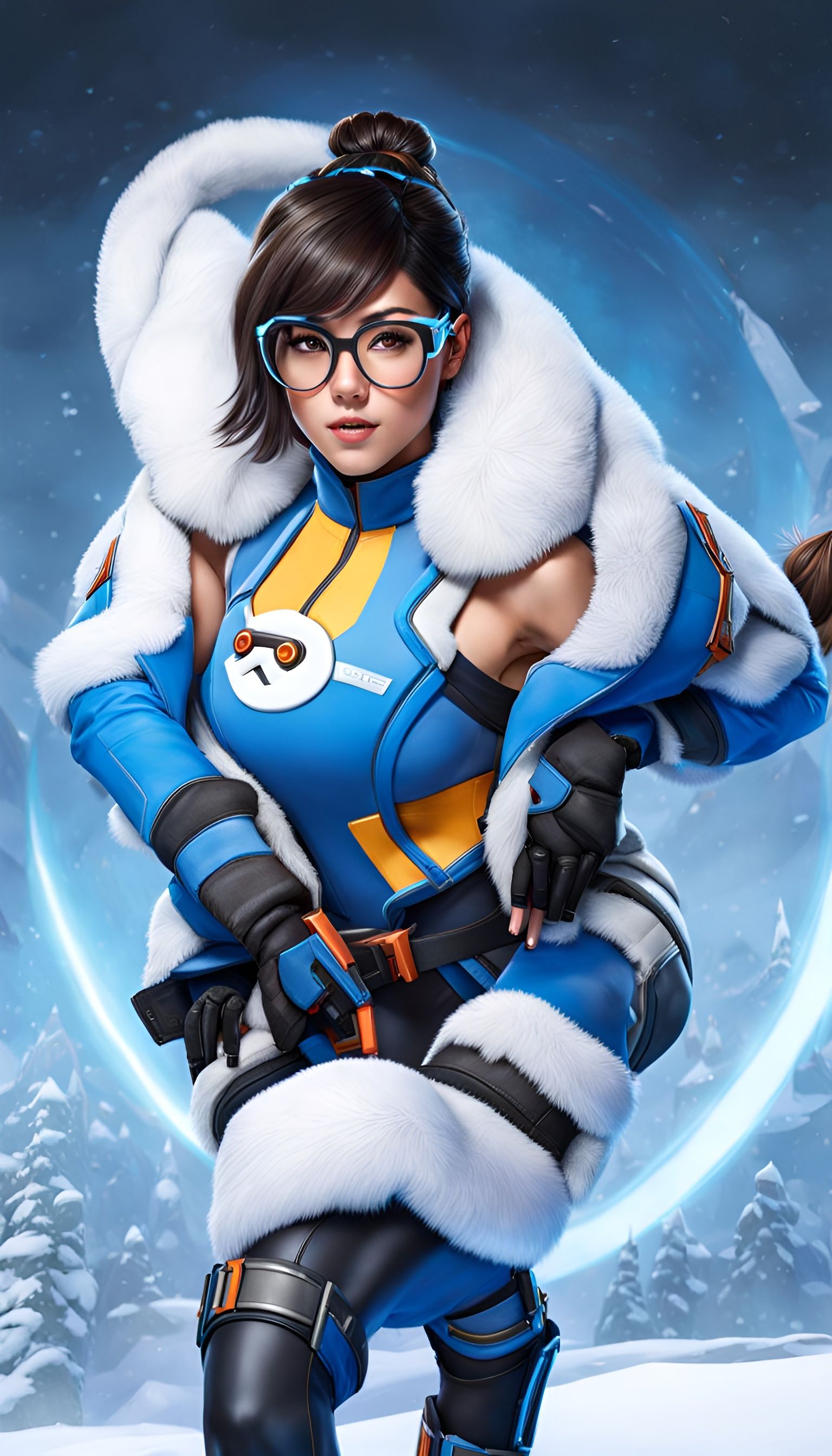 Chloe Bennet as Mei Overwatch Cosplay in 4K