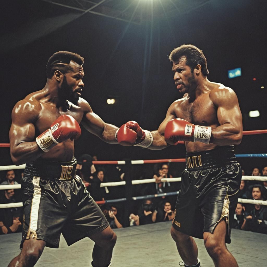 Cinematic Boxing Match: Mr. T vs Stuttering John