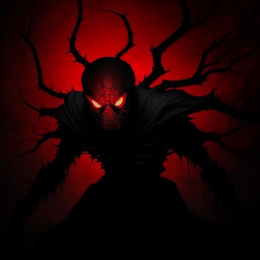 Spider Titan in Dark Fantasy Illustration