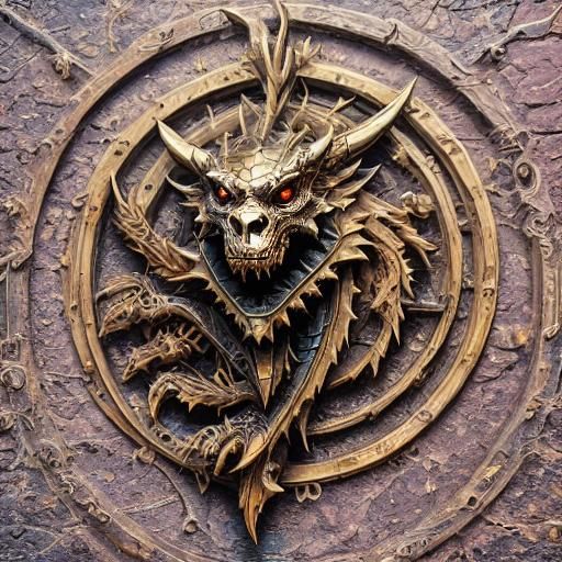 Steampunk Apple Held by Woman's Hand