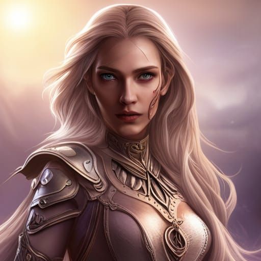 Attractive Woman, Perfect Face, Epic Fantasy Art