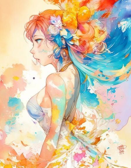 Nami in Disney Banksy Comic Book Art