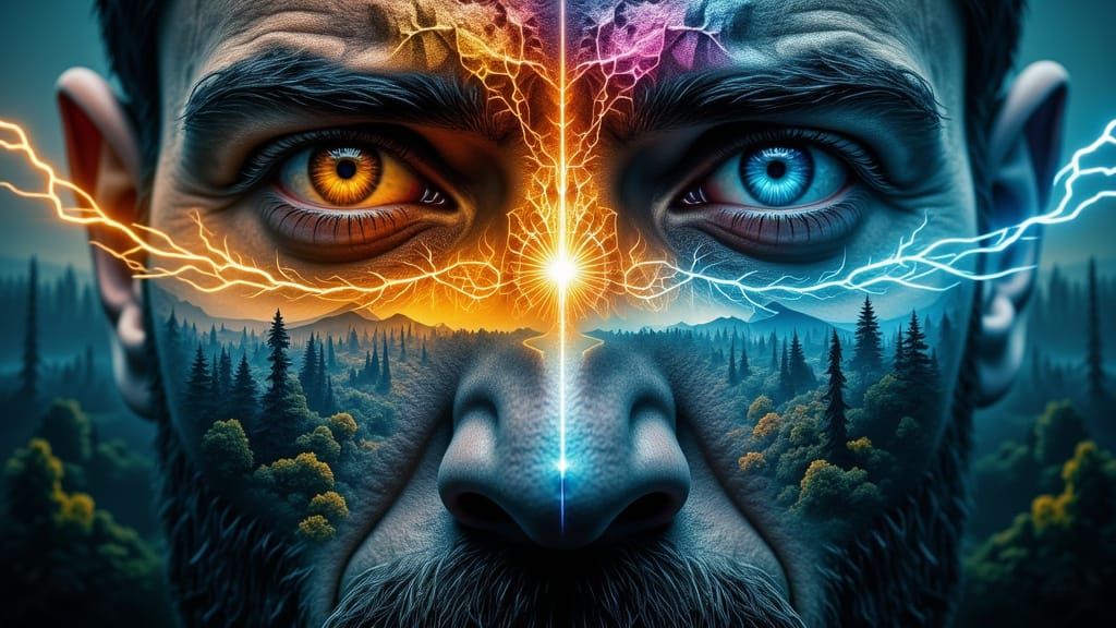 Surreal World Inside Water Drop: Concept Art