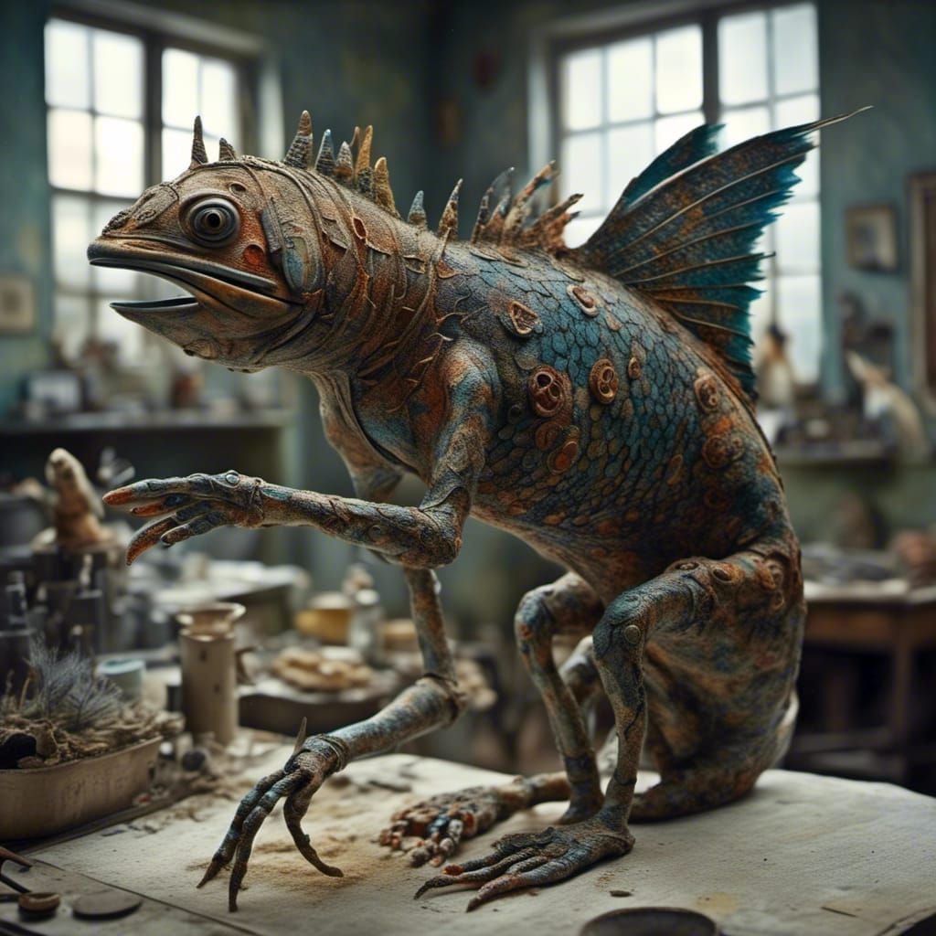 Surreal Exotic Aliens in Hyperrealistic Detail