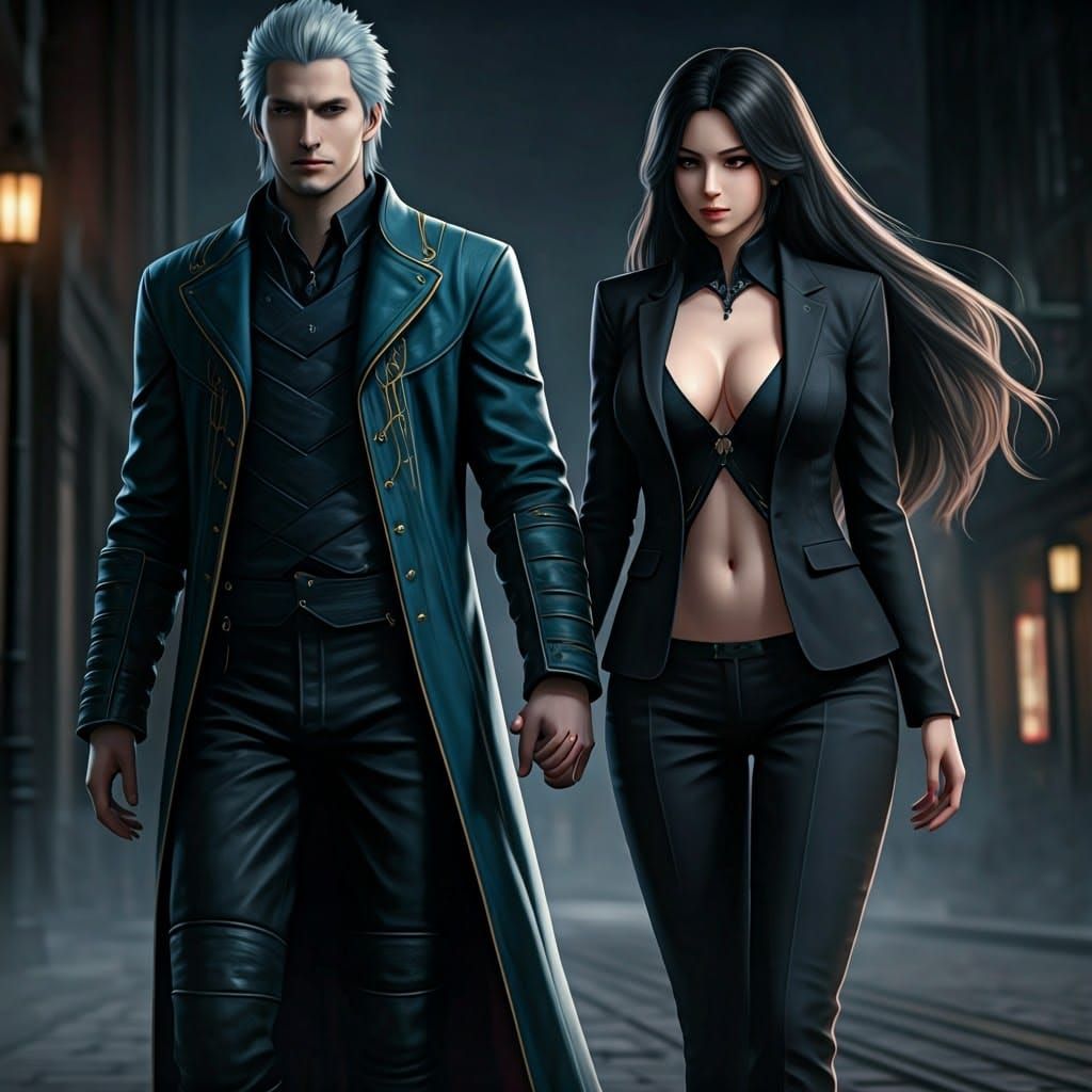 Romantic Stroll Through Arkham City at Dusk