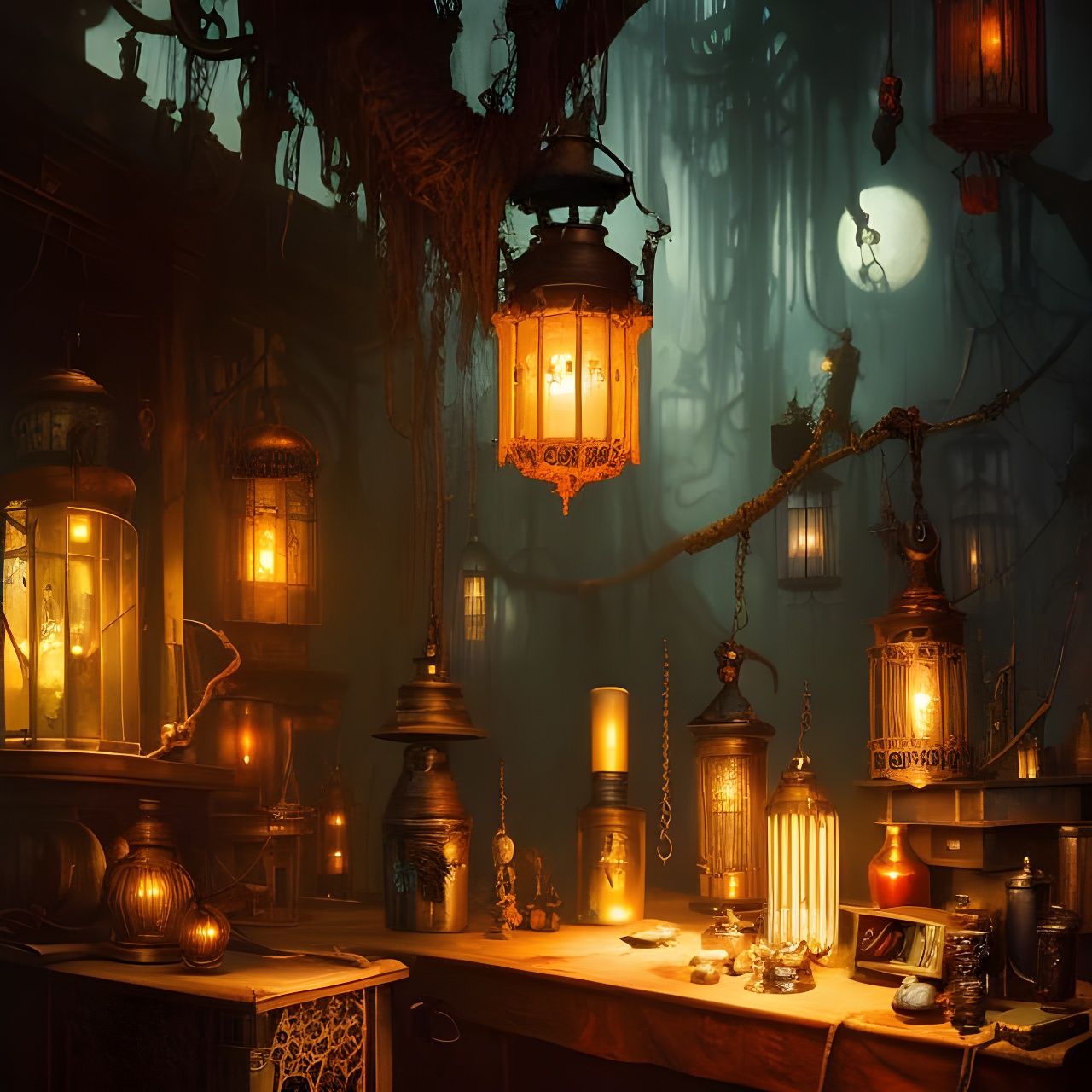 Fantastical Shop of Unusual Things: Lanterns and Trinkets