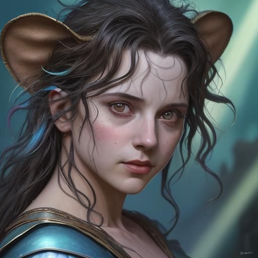 Hyperrealistic Wizard of Oz Scene in Splash Art Style