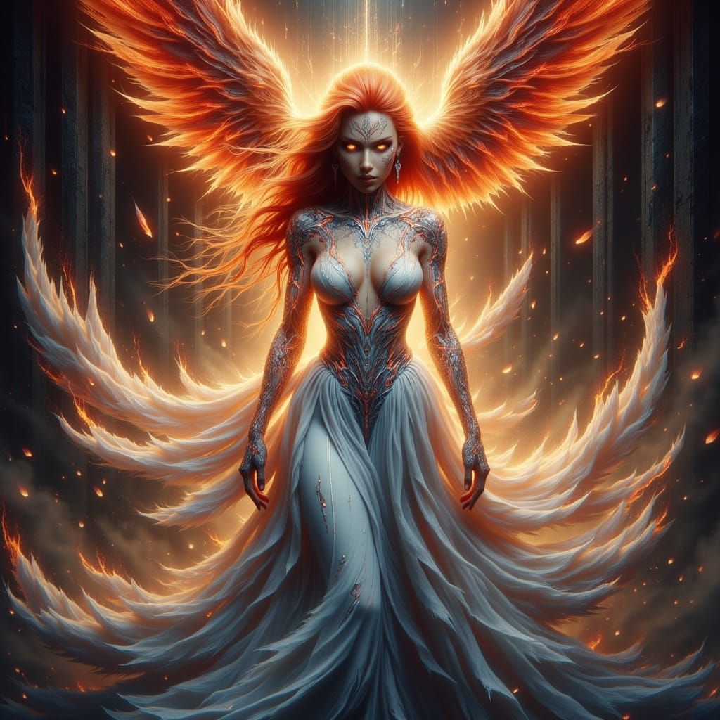 Majestic Leo Goddess in Vibrant Colors