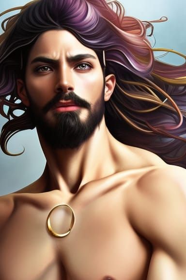 Epic Portrait of a Magnificent Nature God