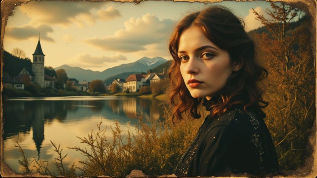 Romantic German Portrait on the Rhine, Dynamic Lighting
