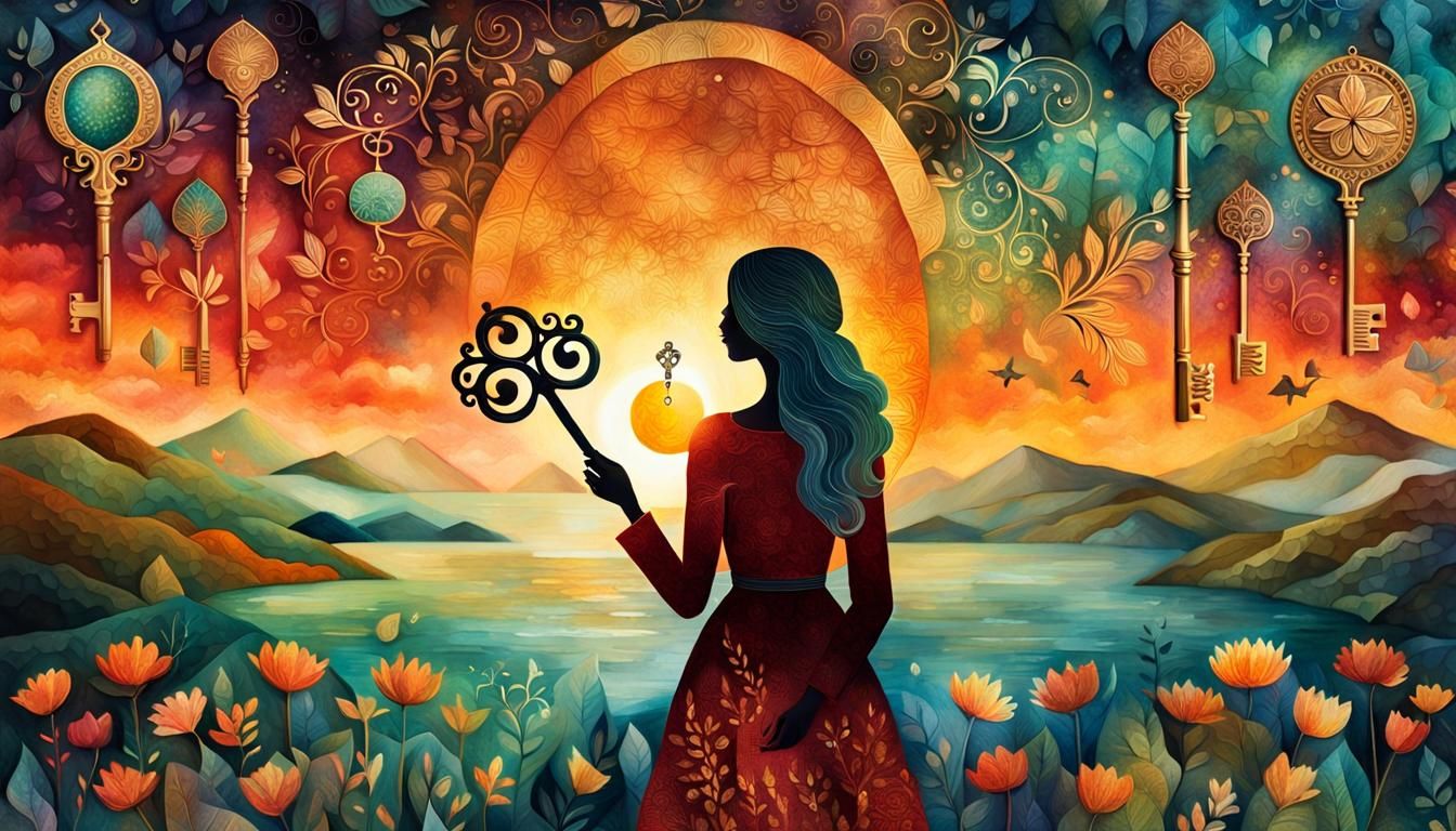 Inspirational Collage in 8K with Rich Colors