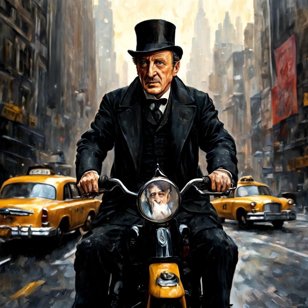 Nine Portraits of men traveling to work 9