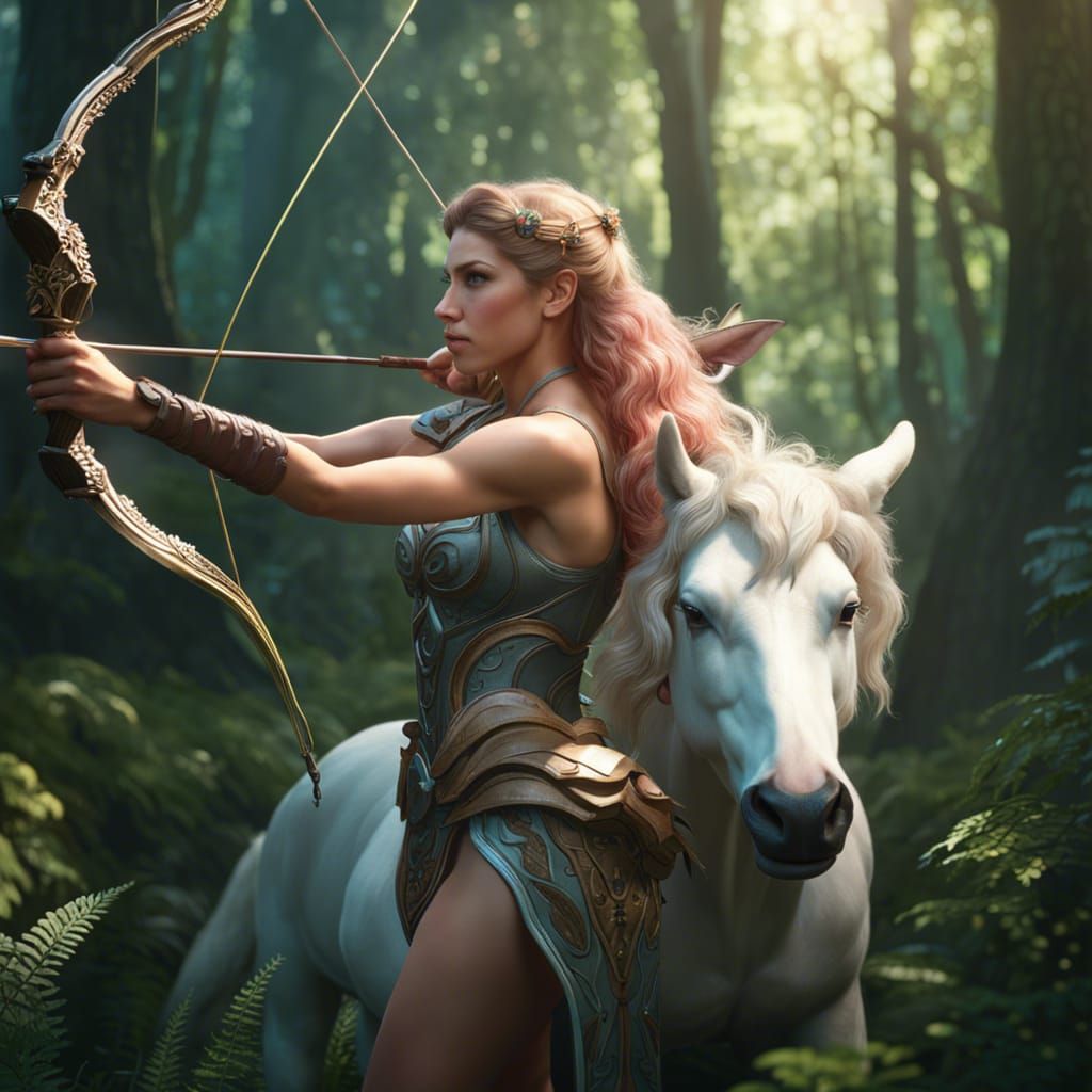 Female Centaur, Majestic Half-Human, Half-Horse, Maybe? 2