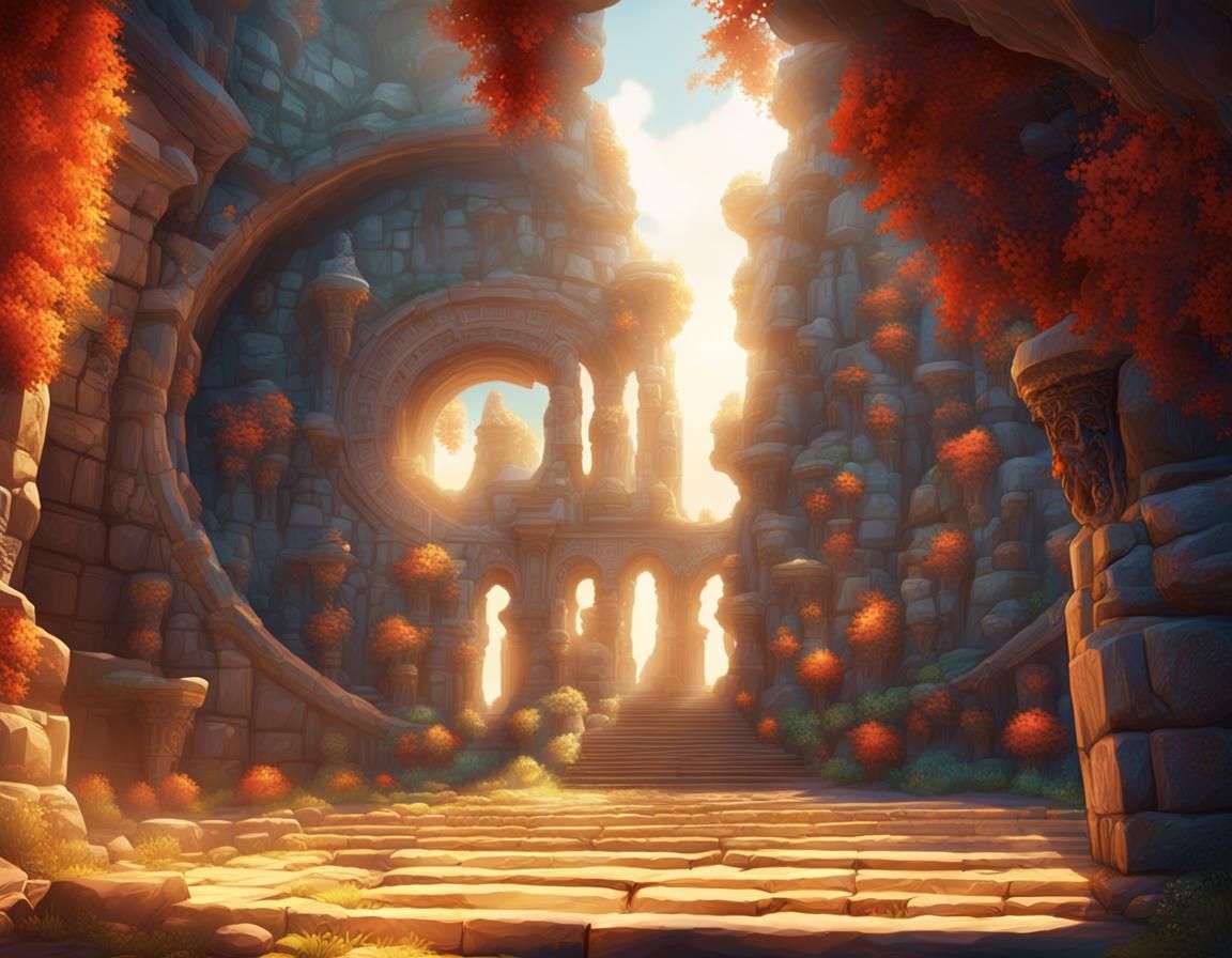 Husband and Wife's First Kiss: Fantasy Art