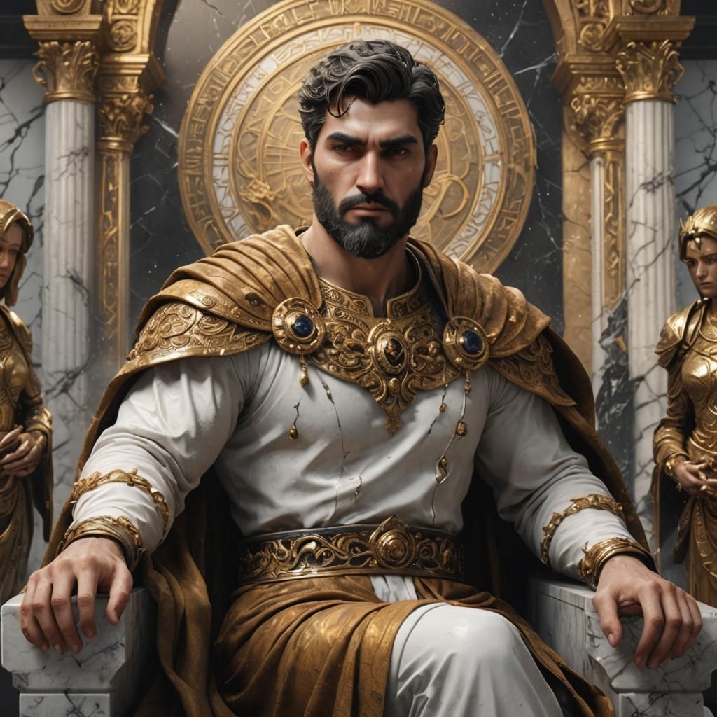 Detailed Marble Hands Concept Art in 8K