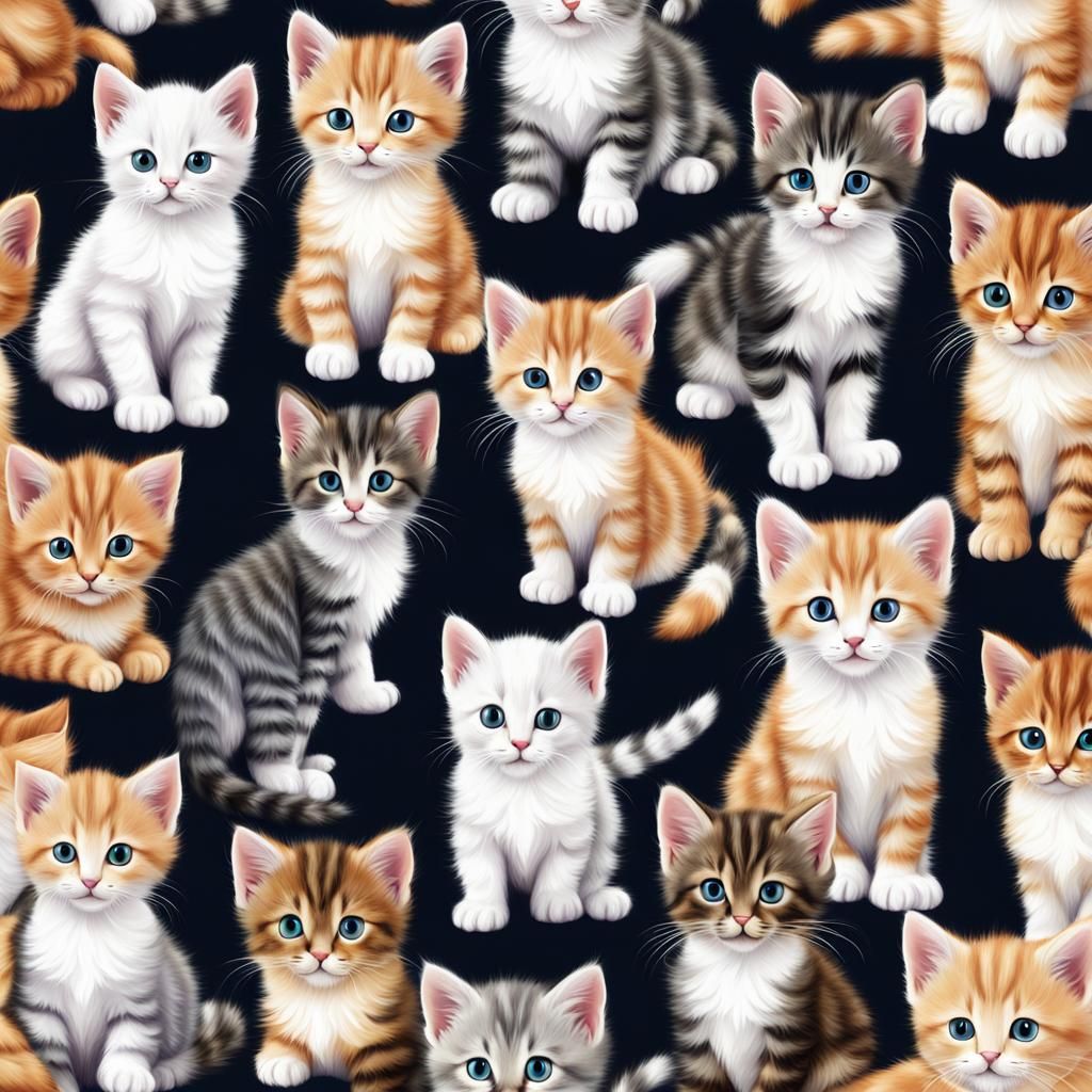 Realistic and Cute Kittens Galore