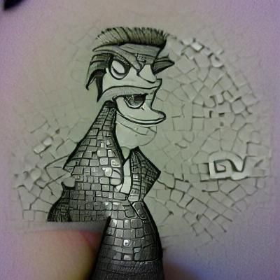 Maximalist Stipple Art of Doofenshmirtz Evil Inc.