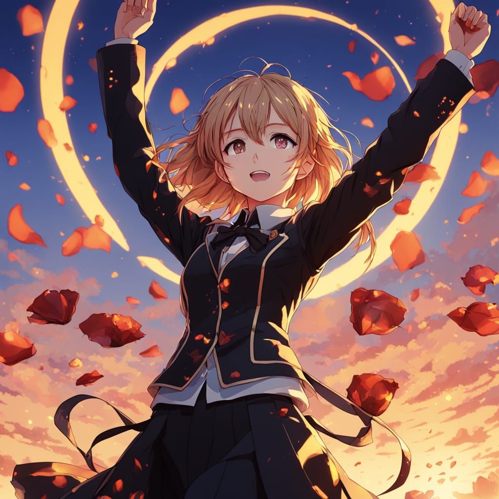 Anime Visual of Rosunova, Rose Plant Monster