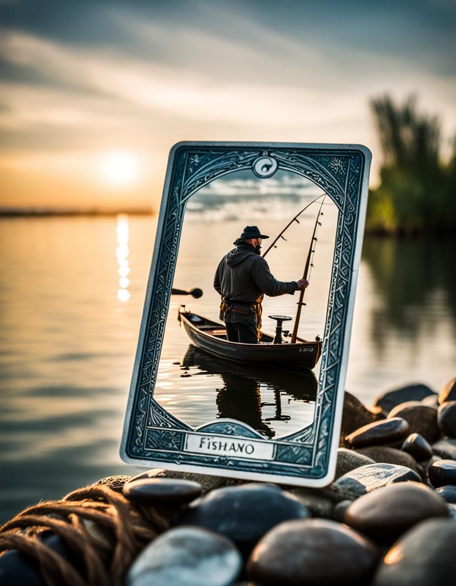The Fisherman Tarot Card: Natural Light Photography