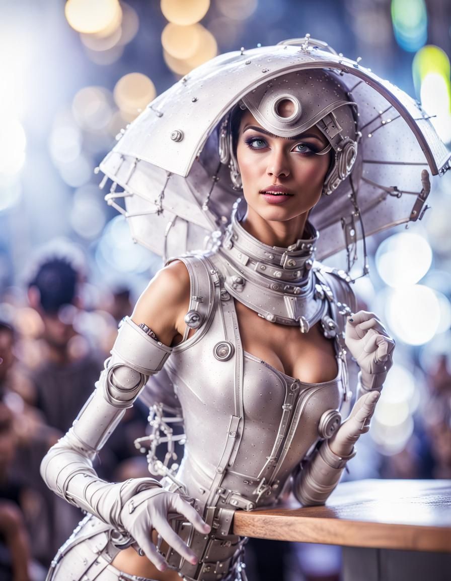 Photorealistic Aliens in Fashionable and Exotic Clothing