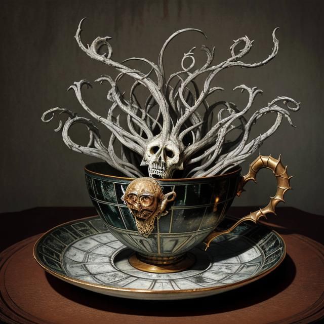 Surreal Drowning in a Teacup: A Tragic Vision