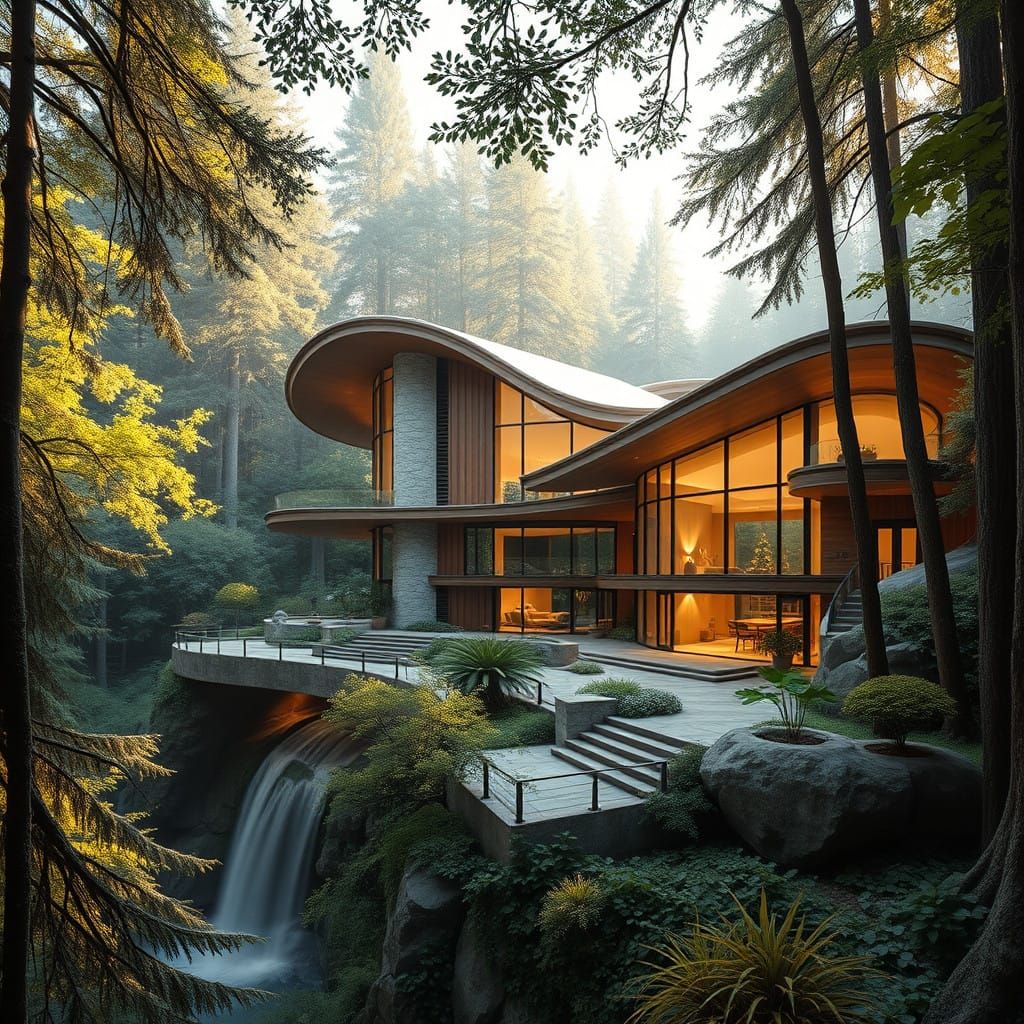 Luxurious Forest Estate in Natural Harmony
