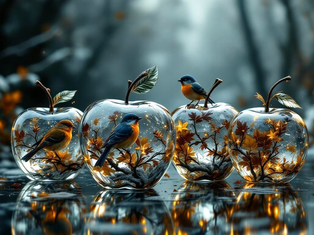 Autumn’s Apple Aviary