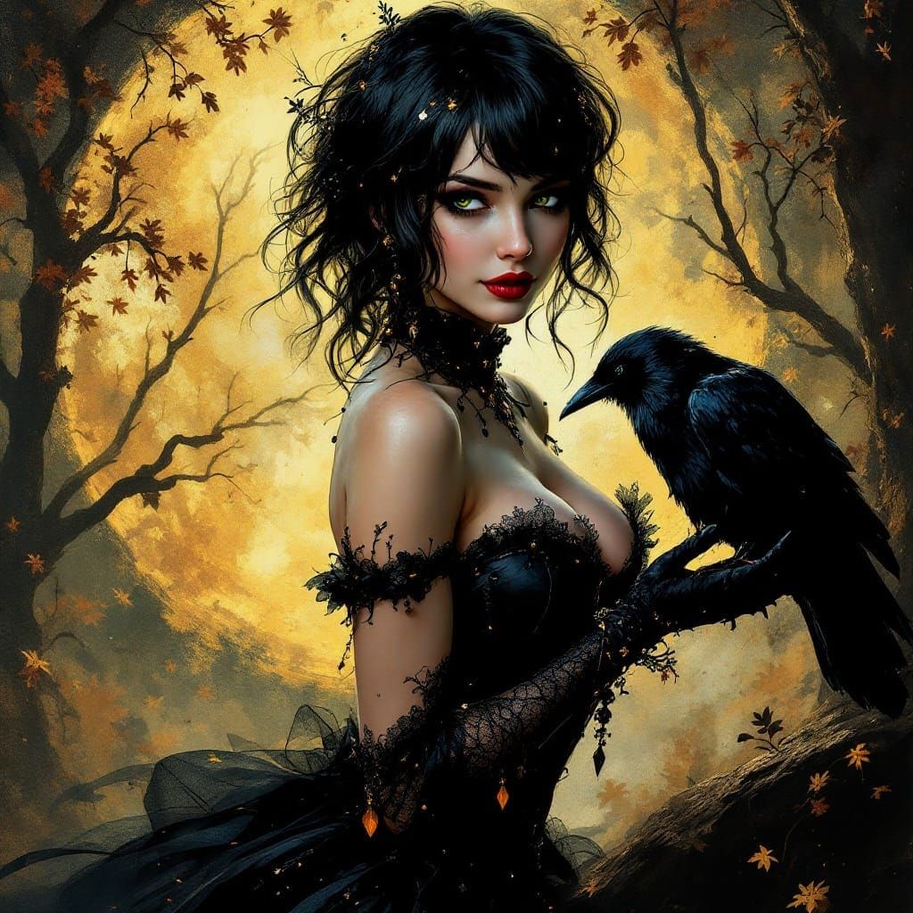 Surreal Beauty in Modern Impressionist Style