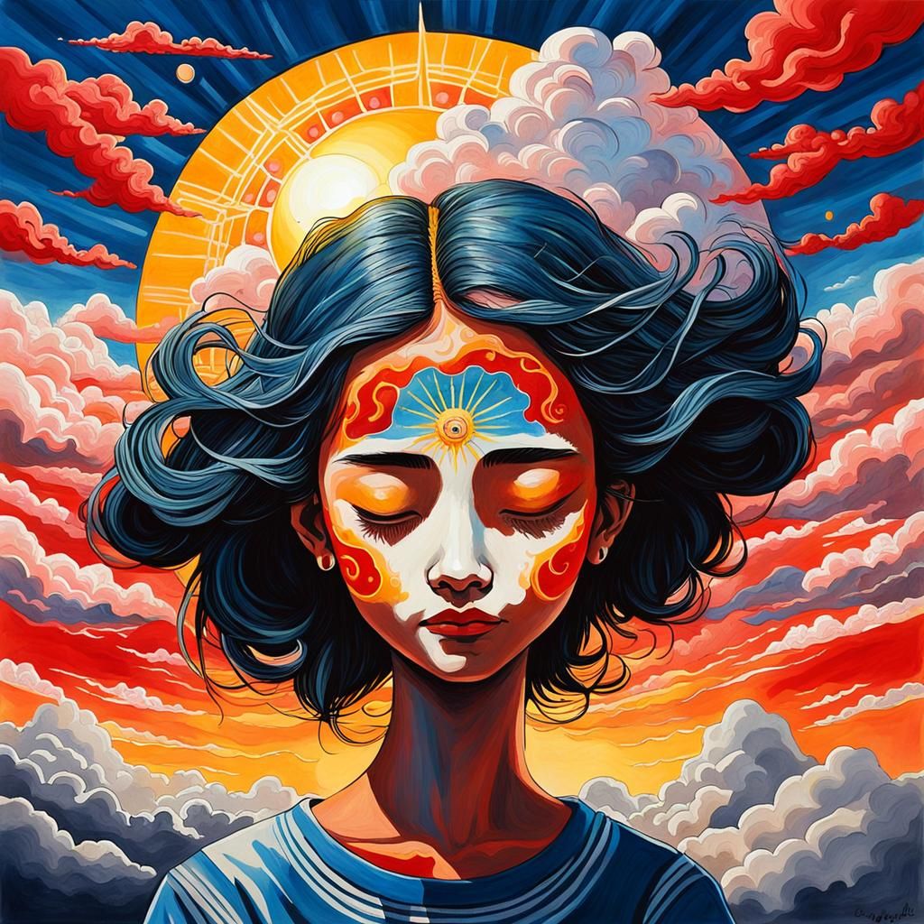 Gouache Painting: Love's Resilience