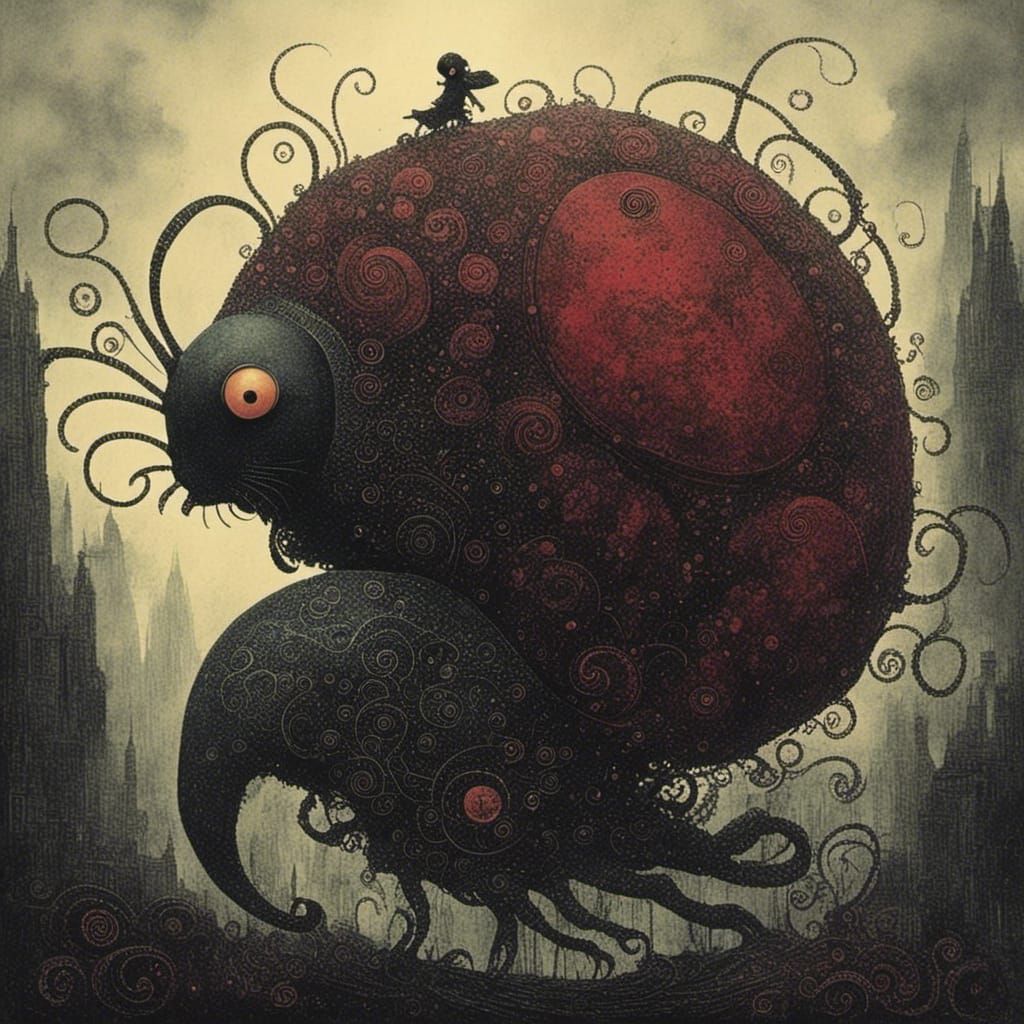 Abstract Ethereal Composition in Digital Art Style