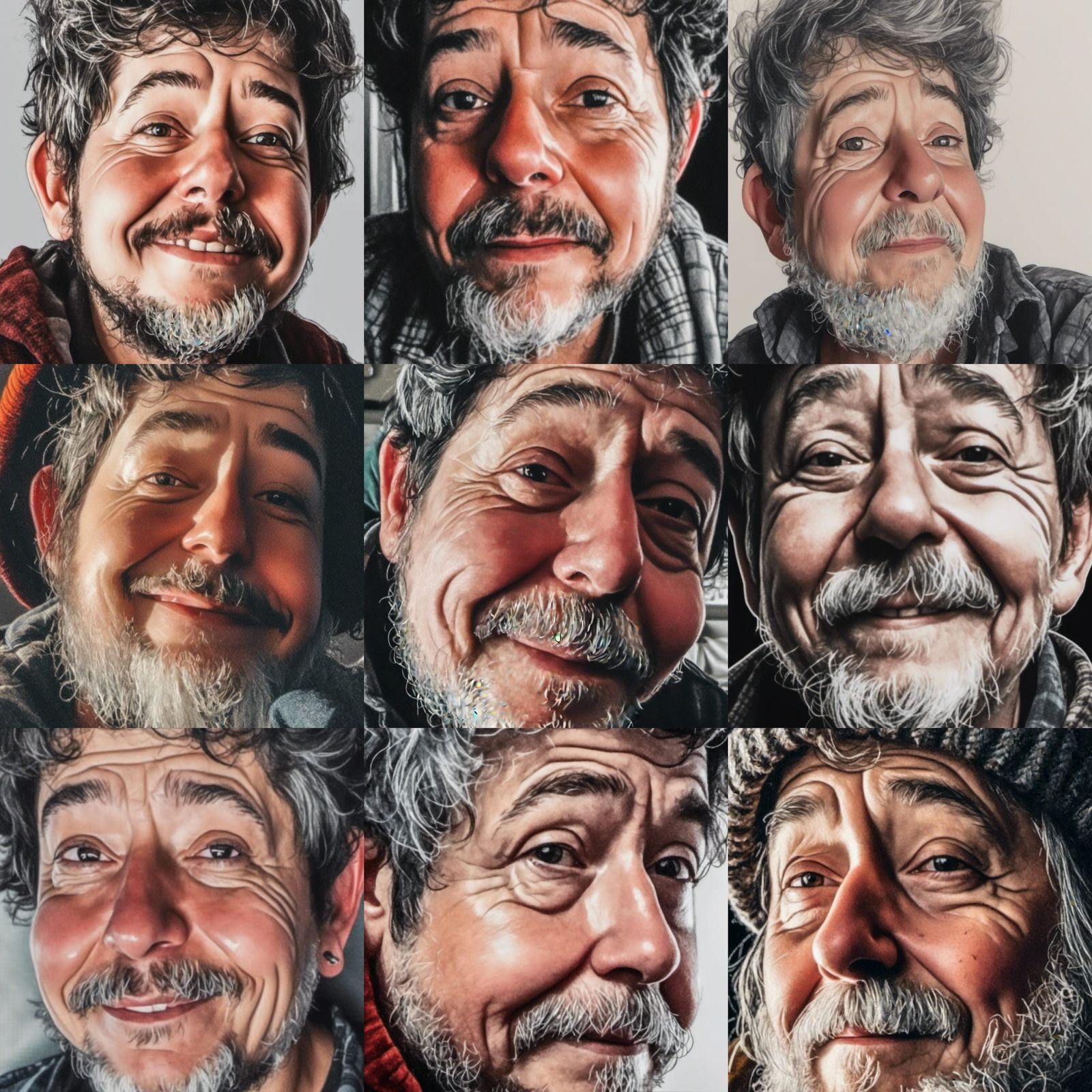 Hyperrealistic Portrait: A Wise Old Man's Face