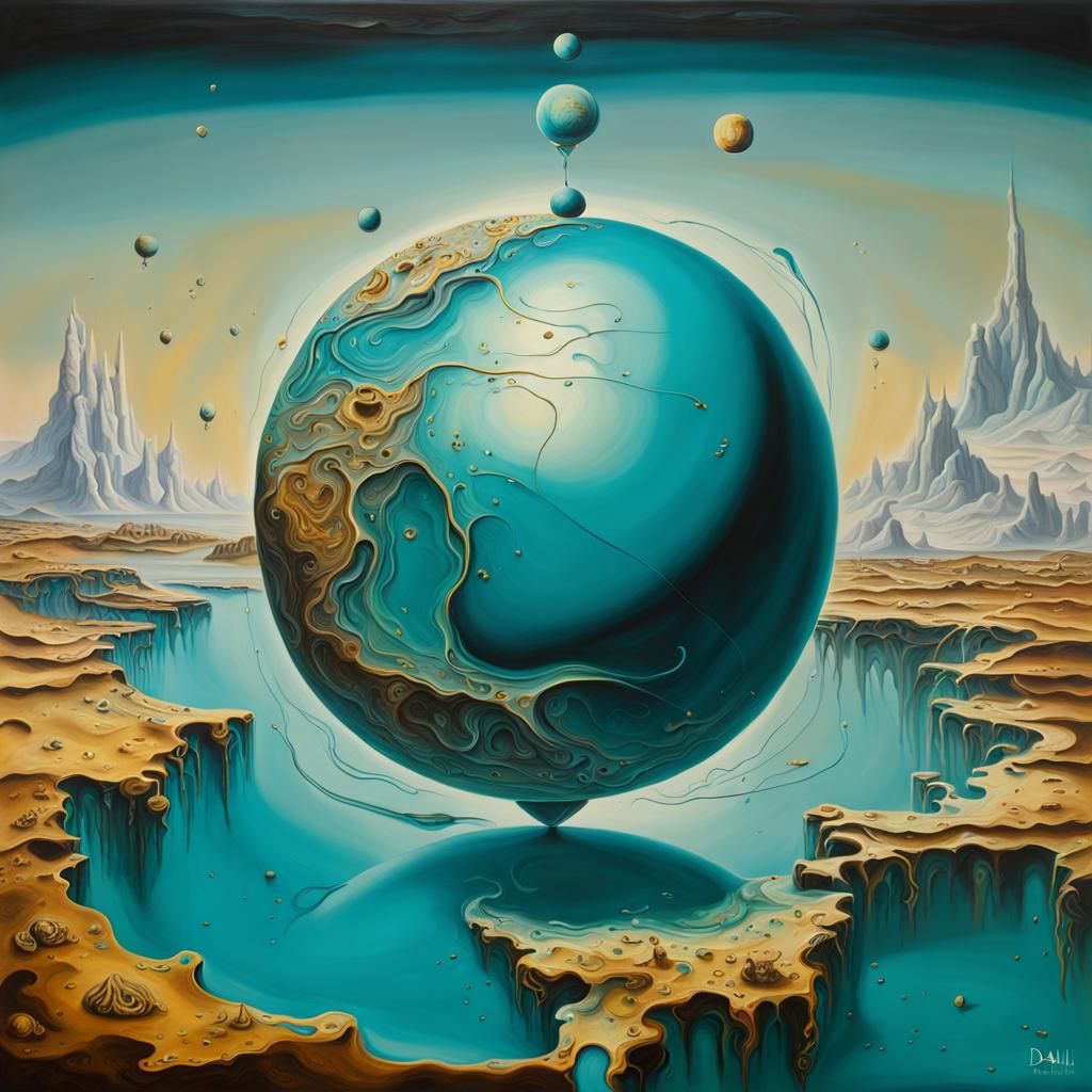 Uranus Highly Detailed Map Surreal And Mysterious