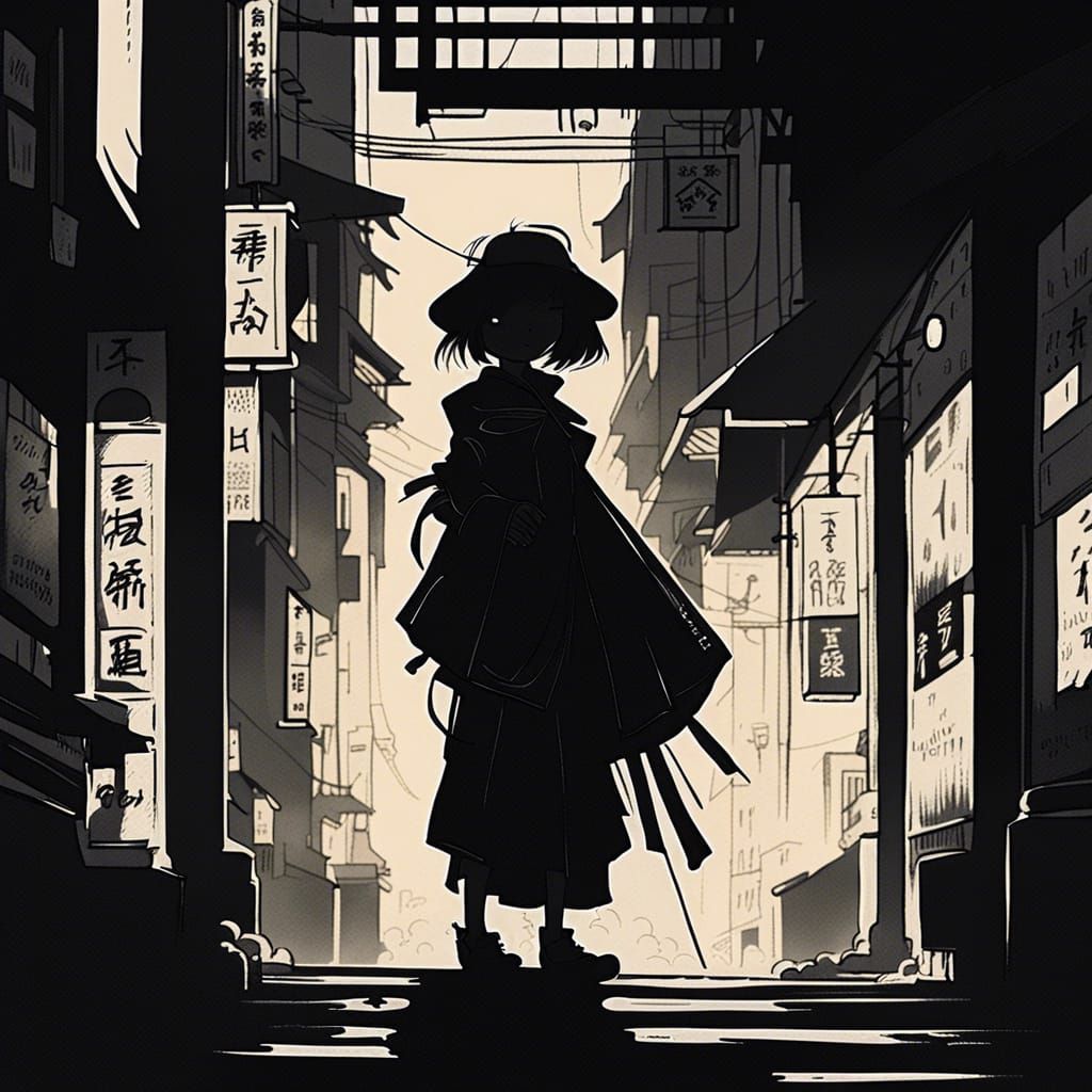 Monochromatic Neo-Primitivism: Radiant Retro Japan