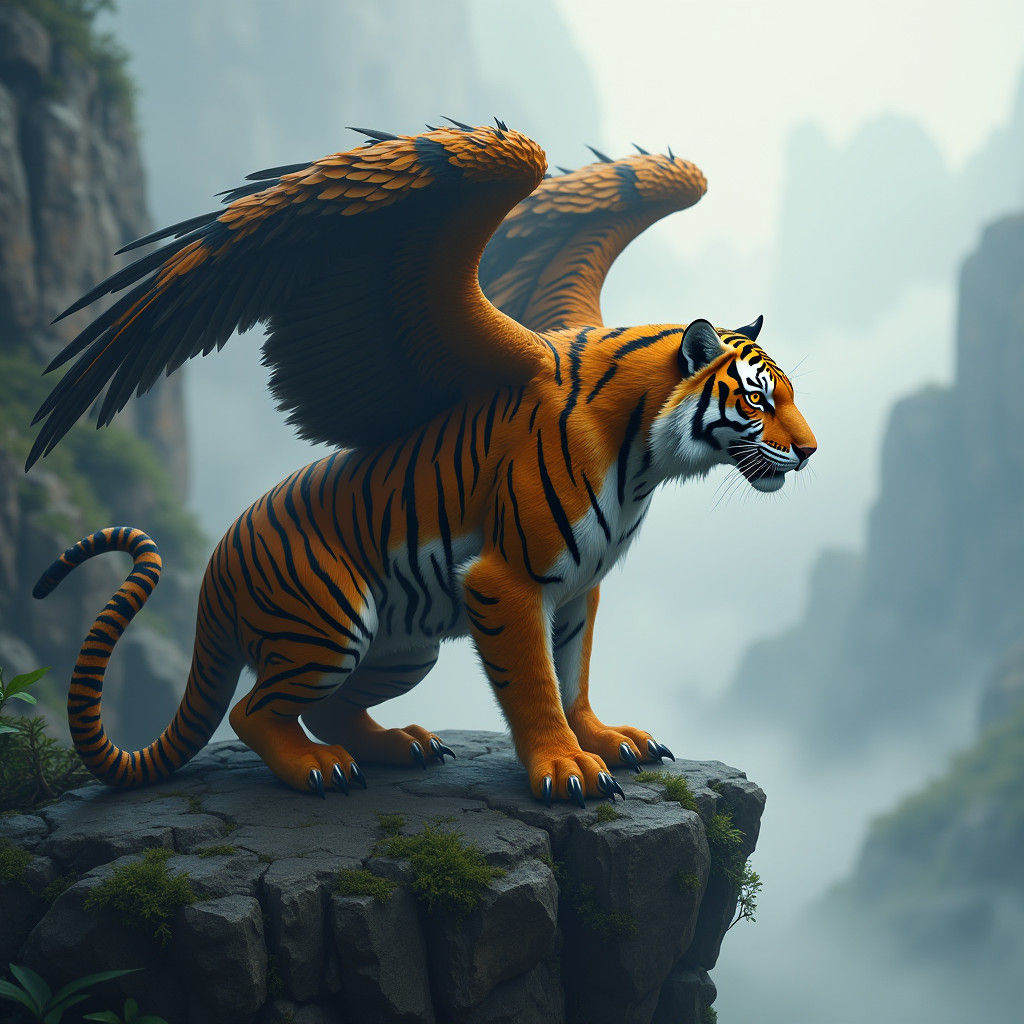 Majestic Tiger-Eagle Hybrid Reveals Mystical Valley