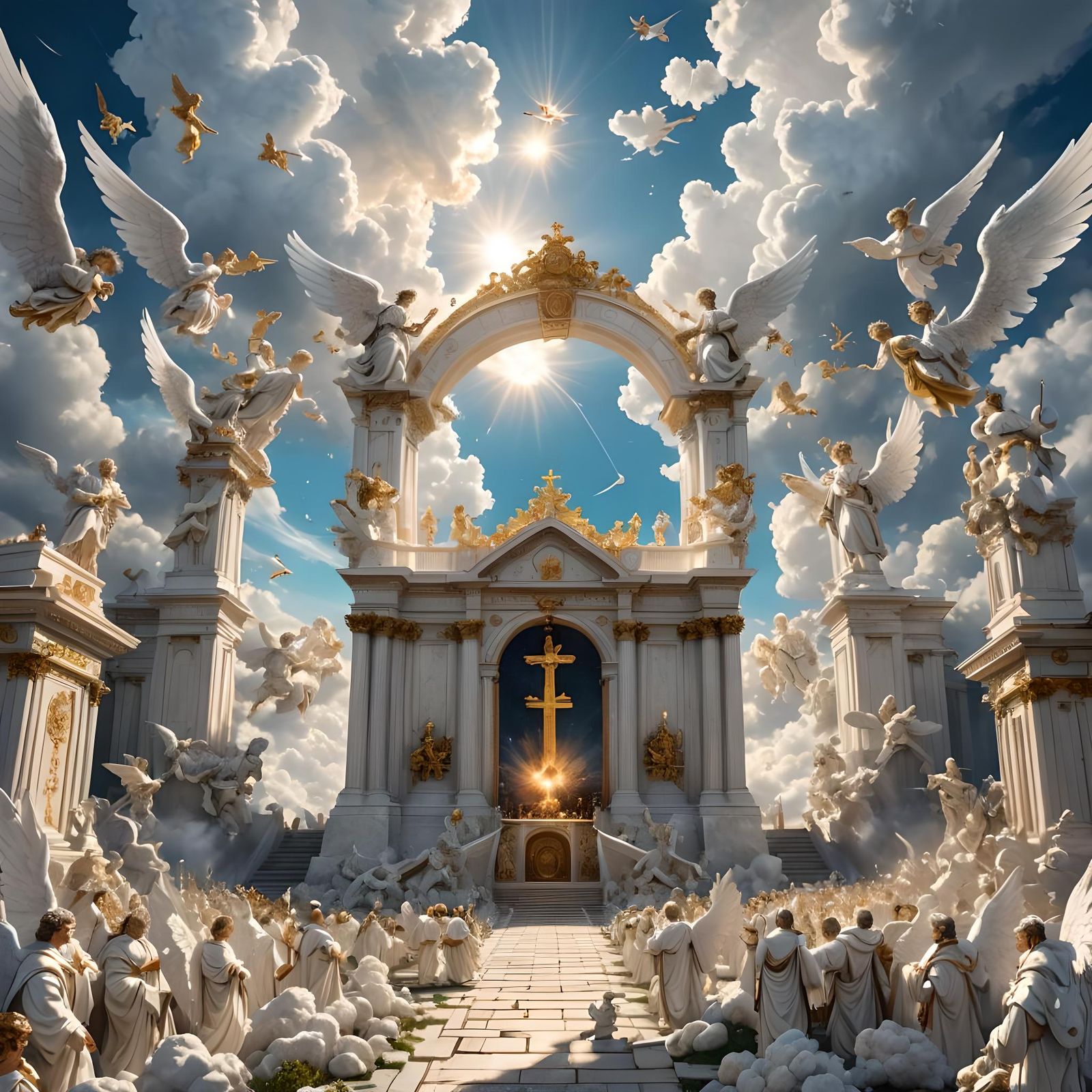 Heaven's Gate: Angels and Light in Matte Painting