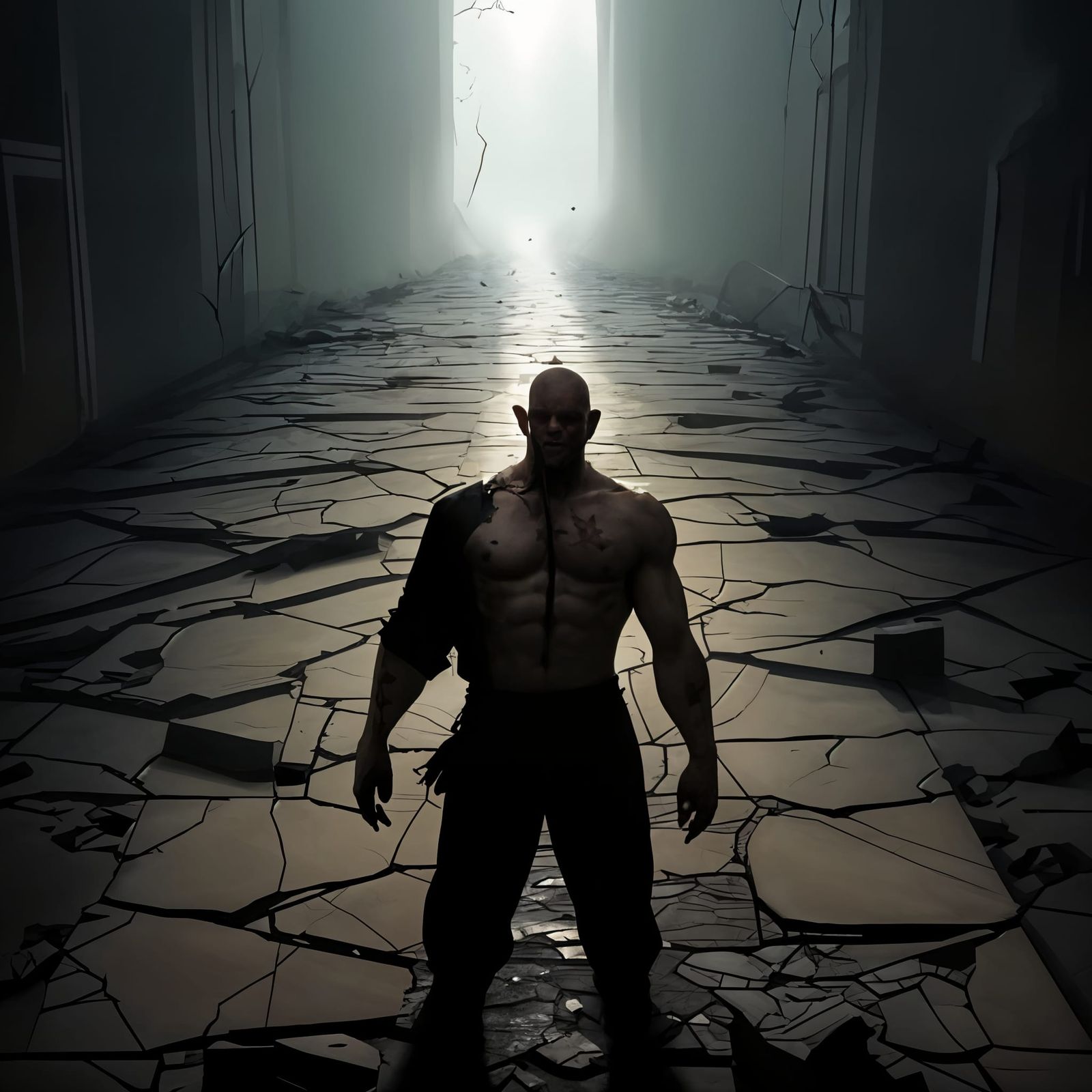 Pig-Man Finds Light in Brokenness, Kintsugi Style