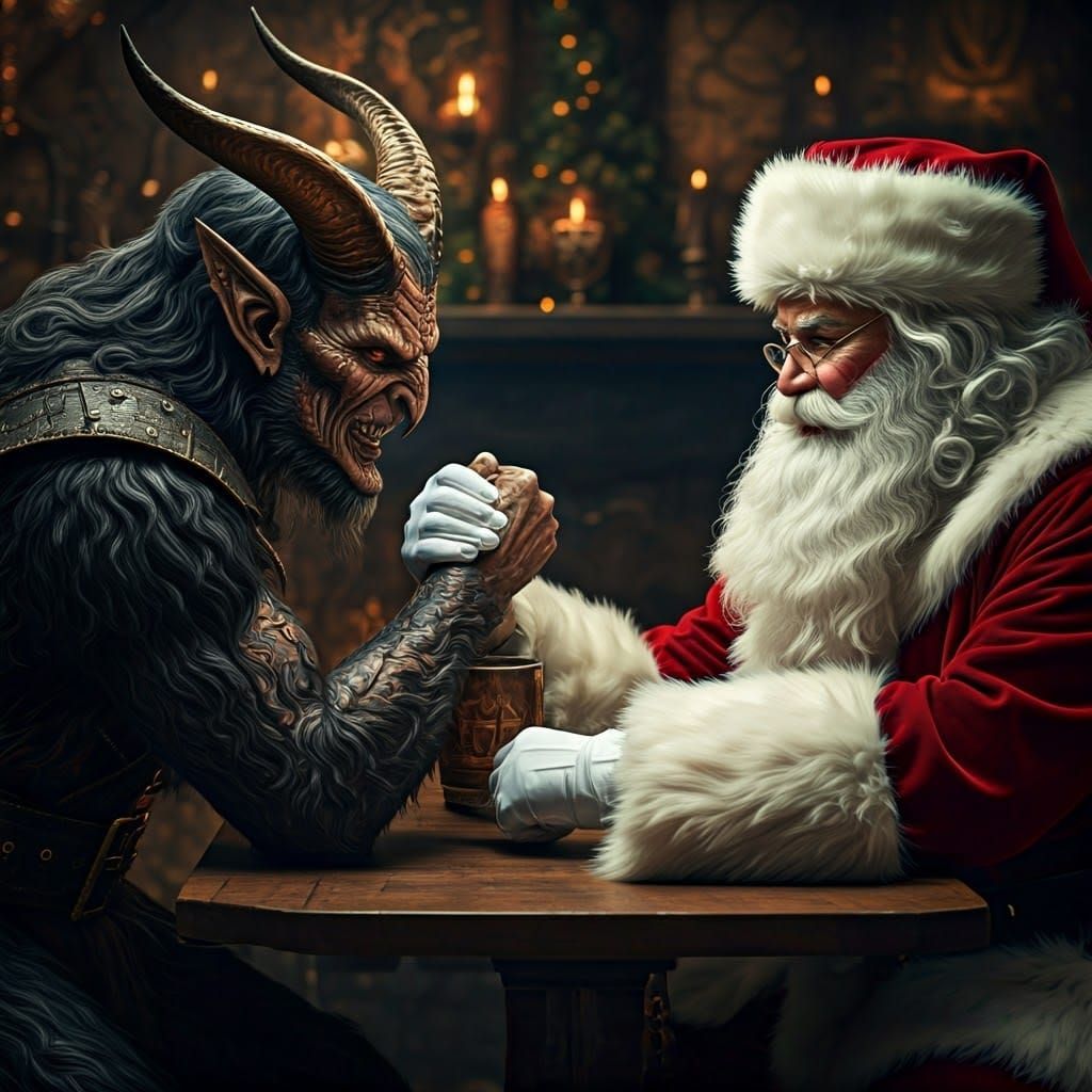 "Lets settle who is true manifestation of the Christmas."