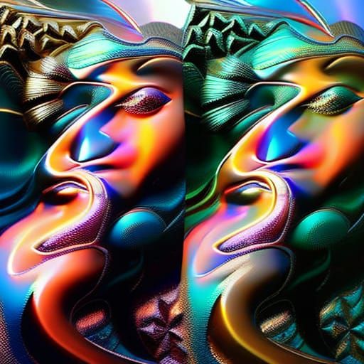 Hyperrealistic Goddess with Volumetric Lighting